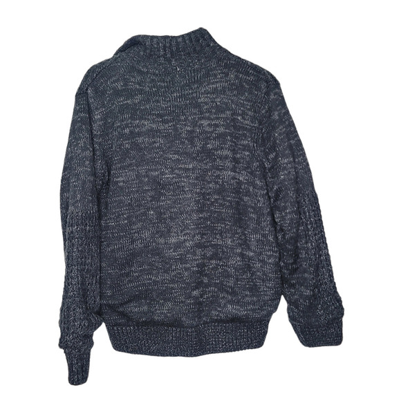 Amongst Others Ribbed-Knit Jacket M‎ Gray Pockets Full Zip Casual - Picture 3 of 7